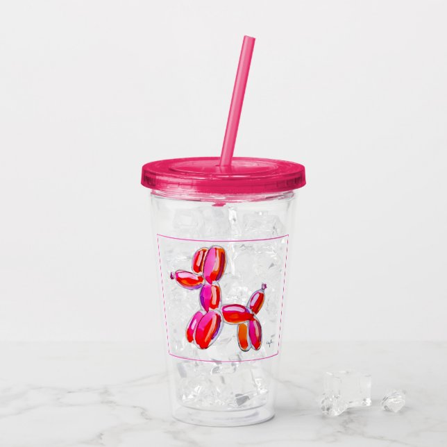 Ballong Hund Take Away Mugg (Baksida Ice)