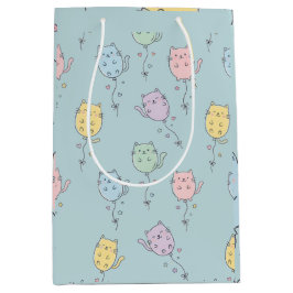 Ballong Katt Mönster Sött Minimalistiskt Barn