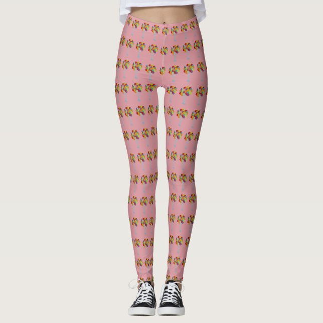 Ballong Kvinnors Leggings (Framsida)