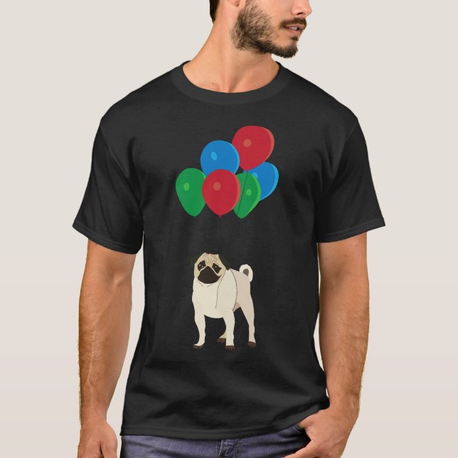 Ballong Mops 585 T Shirt (Framsida)