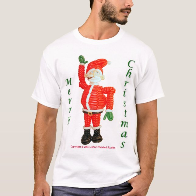 Ballong Santa T Shirt (Framsida)