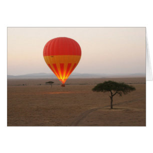 ballong träd hälsningskort