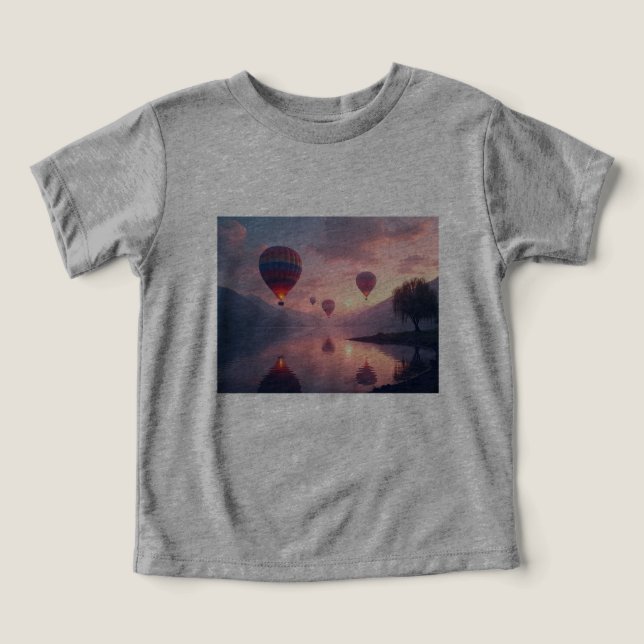 Ballongäventyrsdrömmar T Shirt (Design Framsida)