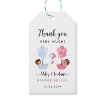 Ballongbarn Könsbestämning Tack Gåva Märken