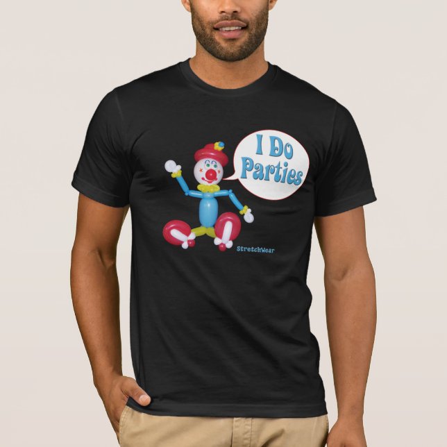 Ballongclown - jag gör partyn t shirt (Framsida)