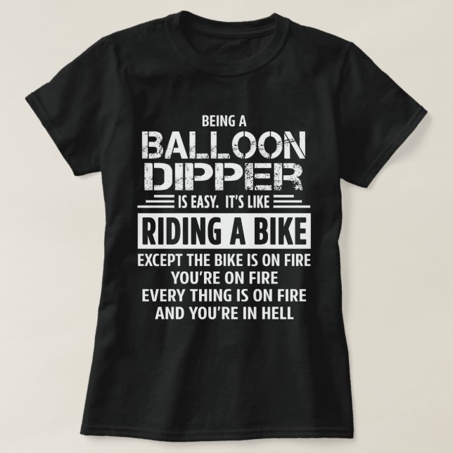 Ballongdipper T Shirt (Design framsida)