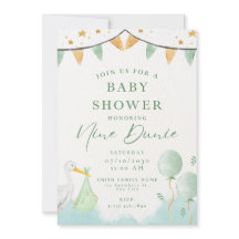 Ballongdjur för duschinbjudan till pojke