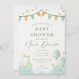 Ballongdjur för duschinbjudan till pojke inbjudningar