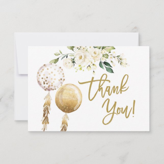 Ballongdusch tack vare ditt kort (Framsida)