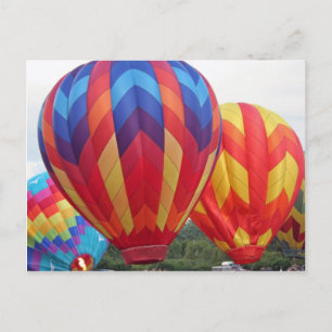 Ballongen, färgad vykort
