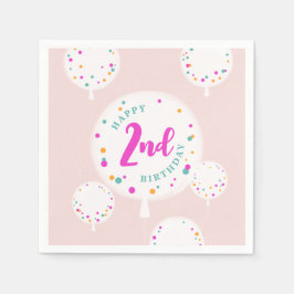 Ballonger anpassade rosa av servetter