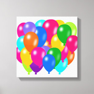 Ballonger Canvastryck