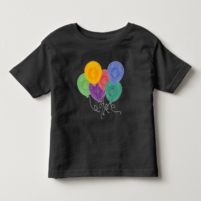 Ballonger Flerfärgad T-Shirt (Framsida)