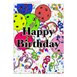 Ballonger för grattis på födelsedagen 3:e varmdrop hälsningskort