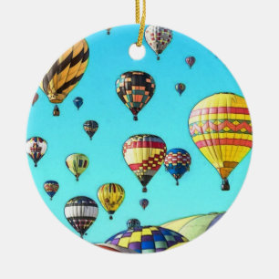 Ballonger för luft för ballongFiesta inte Julgransprydnad Keramik