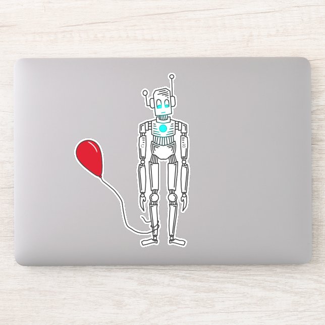 Ballonger Frustratrobotar Klistermärken (Dator)