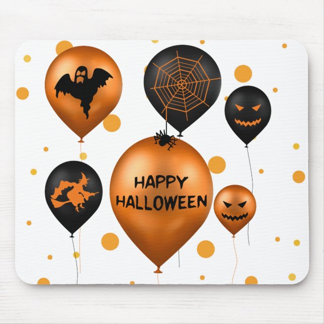 Ballonger happy halloween Party Musmatta (Framsidan)