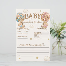 Ballonger i baby-förutsägelser och rådgivningsspel