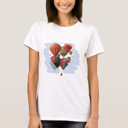 Ballonger i en ballong t-shirt