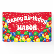 Ballonger i Grattis på födelsedagen