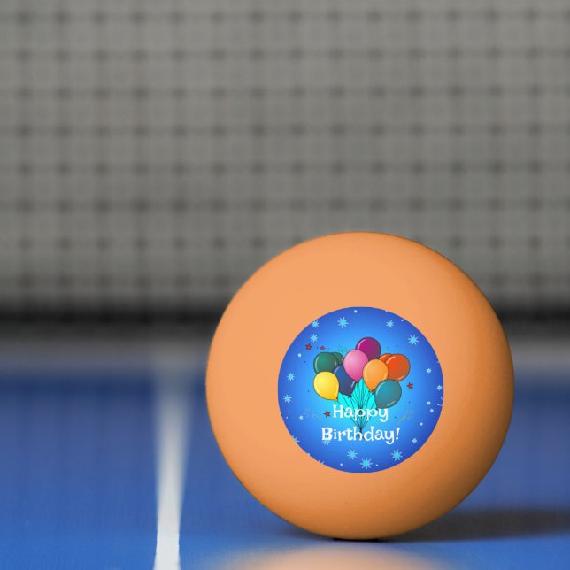 ballonger i grattis på födelsedagen firande, pingisboll (Netto)