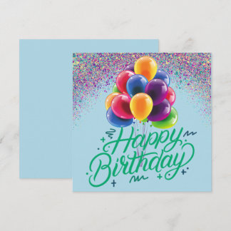 Ballonger & Konfetti Inbjudningar