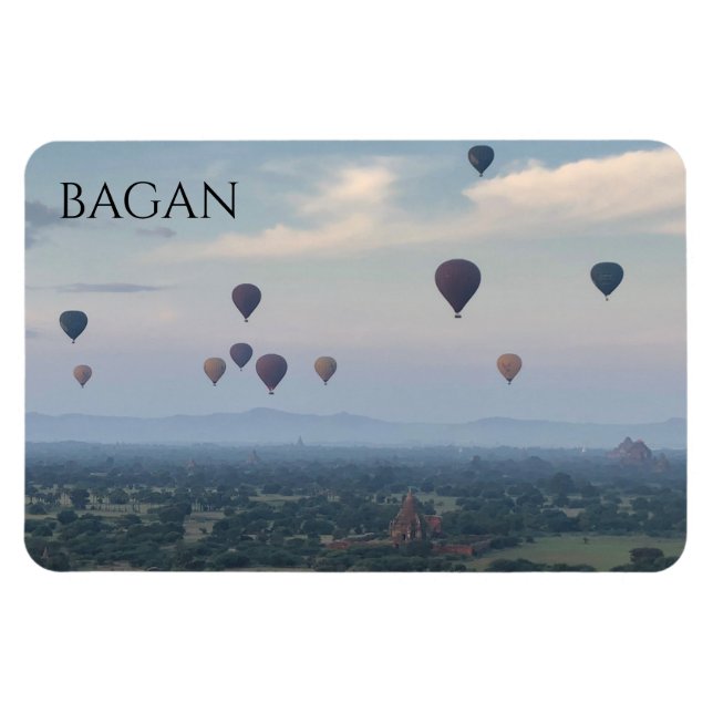 ballonger med bagan myanmar magnet (Horisontell)