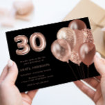 Ballonger ro Guld 30års födelsedag Party Svarta ha Inbjudningar<br><div class="desc">Svarta inbjudan till Ro Guld Balloons 30års födelsedag Party Se matchningssamling i Niche & Nest Store</div>