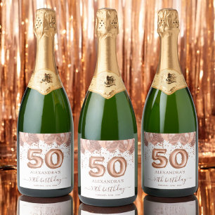 Ballonger ro Guld 50:e Födelsedagsfesten