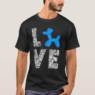 Ballonger Twisting Leopard Hund Balloon Animal Bal T Shirt