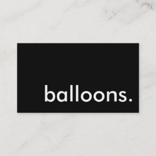 ballonger. visitkort