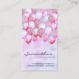 Ballongfestarrangör Glitter elegant Visitkort