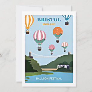 Ballongfestival i Bristol England Kort