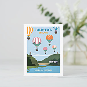 Ballongfestival i Bristol England Vykort