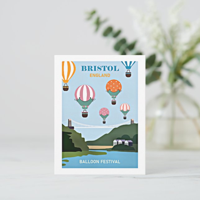 Ballongfestival i Bristol England Vykort (Stående Fram)