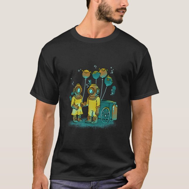 Ballongfiskenförsäljaren T Shirt (Framsida)
