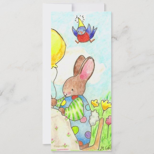 Ballongfödelsedag inbjudan (Framsida)