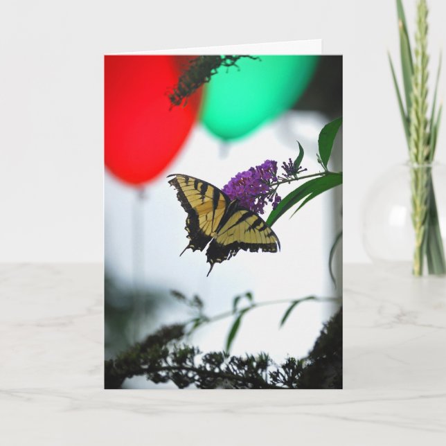 BallongfödelsedagWish Kort (Framsida)