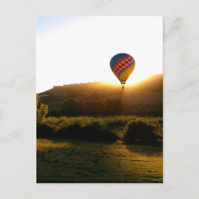 ballongfördunsta vykort (Framsida)