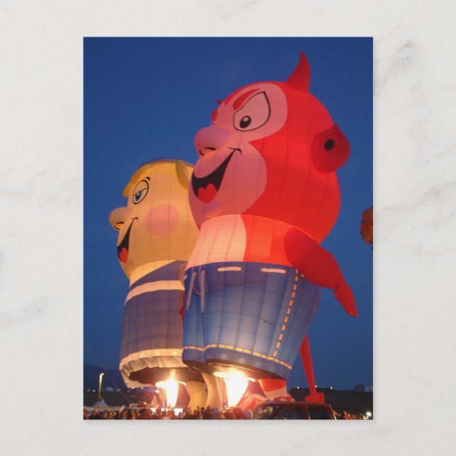 Ballongglöd vykort (Framsida)