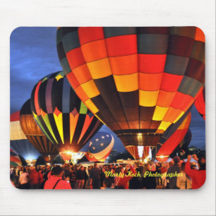 Ballongglödmusen vadderar musmatta