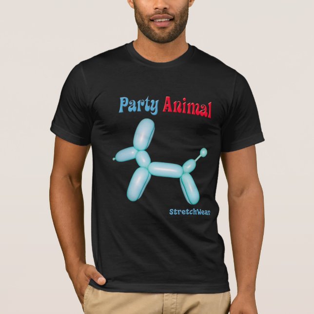 Ballonghund - partydjur tee (Framsida)