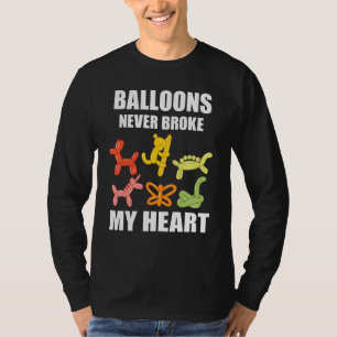Ballongkonstnär Aldrig Sprucken Ballong Vridande B T Shirt