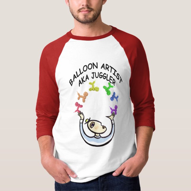 BallongkonstnärAKA jonglör Tee Shirt (Framsida)