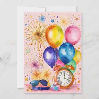 Ballongkort för firande Önskemål Julkort