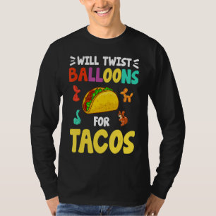 Ballongmodellering av ballonger för djurformning t shirt