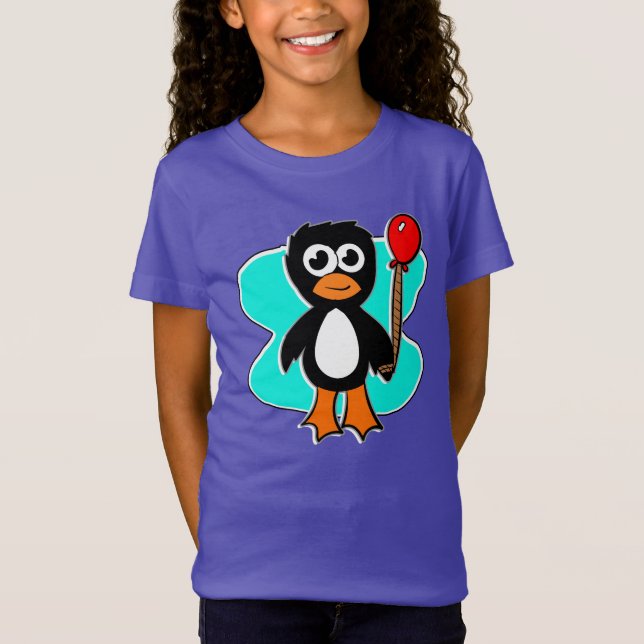 Ballongpingvin T Shirt (Framsida)