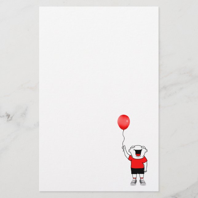 Ballongpojke Brevpapper (Framsida)