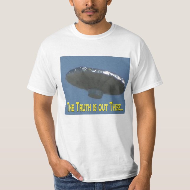Ballongpojken sanningen är ut där t shirt (Framsida)