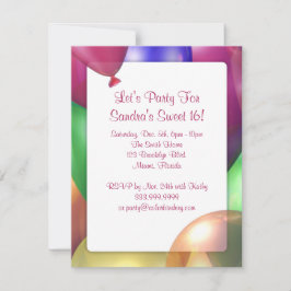 Ballongsken 4,25 x 5,5 flytta sig mycket långsamt inbjudningar